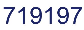 Número 719197 imagen azul