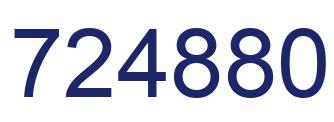 Número 724880 imagen azul