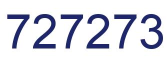 Número 727273 imagen azul