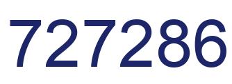 Número 727286 imagen azul
