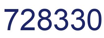 Número 728330 imagen azul