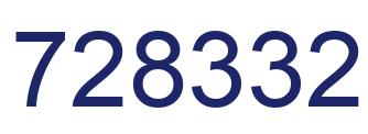 Número 728332 imagen azul