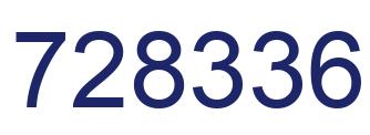 Número 728336 imagen azul