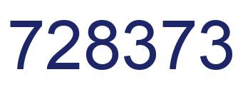 Número 728373 imagen azul