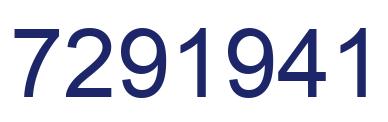 Número 7291941 imagen azul