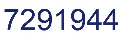 Number 7291944 blue image