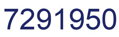 Número 7291950 imagen azul