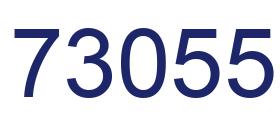 Número 73055 imagen azul