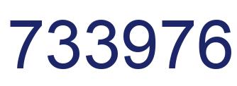 Number 733976 blue image