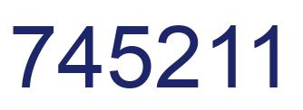 Number 745211 blue image