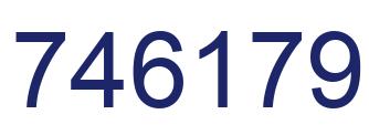 Número 746179 imagen azul