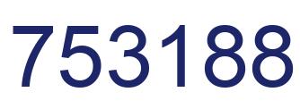 Número 753188 imagen azul