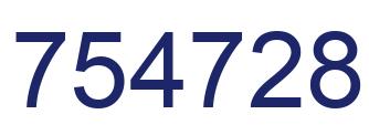 Número 754728 imagen azul