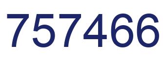 Número 757466 imagen azul