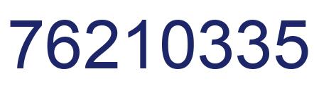 Número 76210335 imagen azul
