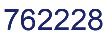 Número 762228 imagen azul