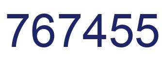 Número 767455 imagen azul