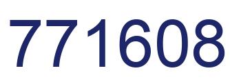 Número 771608 imagen azul