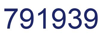 Número 791939 imagen azul