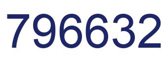 Número 796632 imagen azul