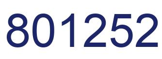 Número 801252 imagen azul