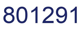 Número 801291 imagen azul