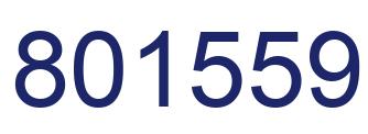 Number 801559 blue image