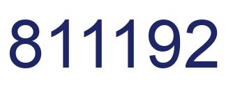 Número 811192 imagen azul