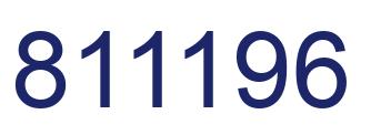 Número 811196 imagen azul