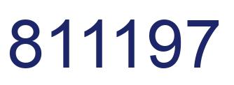 Número 811197 imagen azul