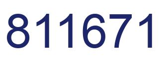 Número 811671 imagen azul