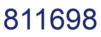 Número 811698 imagen azul
