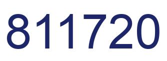 Número 811720 imagen azul