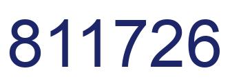 Número 811726 imagen azul
