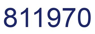 Número 811970 imagen azul