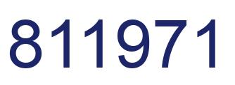 Número 811971 imagen azul