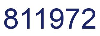 Número 811972 imagen azul