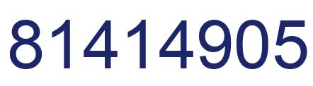 Número 81414905 imagen azul