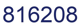 Número 816208 imagen azul