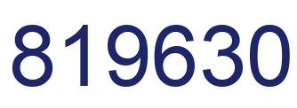 Número 819630 imagen azul
