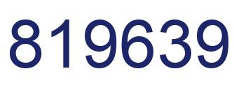 Número 819639 imagen azul