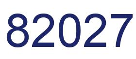 Number 82027 blue image