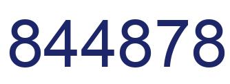 Número 844878 imagen azul