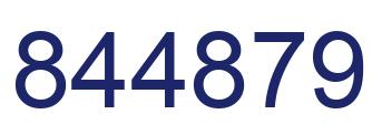 Número 844879 imagen azul