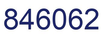 Número 846062 imagen azul