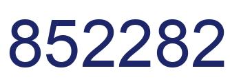 Número 852282 imagen azul