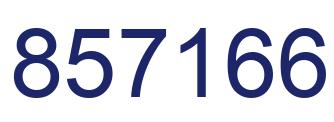 Número 857166 imagen azul