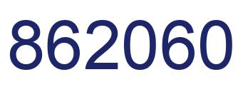 Número 862060 imagen azul