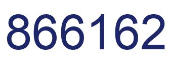 Número 866162 imagen azul