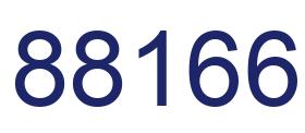 Número 88166 imagen azul